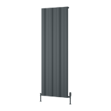 Reina Gio Single Vertical Aluminium Designer Radiator - Anthracite
