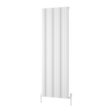 Reina Gio Single Vertical Aluminium Designer Radiator - White