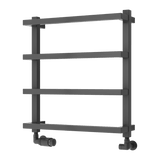 Reina Glora Designer Towel Rail - Anthracite - www.ultrabathroom.com