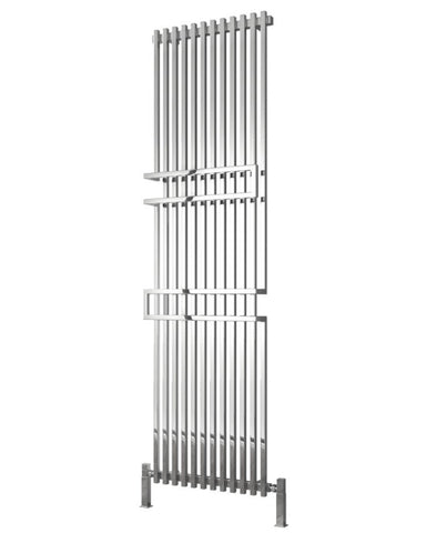 Reina Grande Vertical Designer Steel Radiator In Chrome Finish - www.ultrabathroom.com
