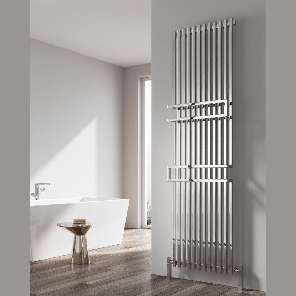 Reina Grande Vertical Designer Steel Radiator In Chrome Finish – www ...