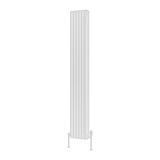 Reina Hedingham Vertical Column Radiators in White - www.ultrabathroom.com