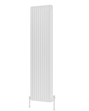 Reina Hedingham Vertical Column Radiators in White - www.ultrabathroom.com