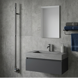 Reina Ines Dry Electric Heated Towel Bar - Gun Metal