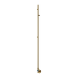 Reina Ines Dry Electric Heated Towel Bar - Brushed Brass - www.ultrabathroom.com