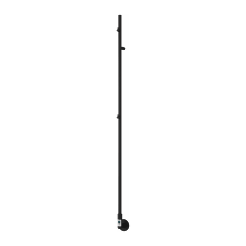 Reina Ines Dry Electric Heated Towel Bar - Matt Black - www.ultrabathroom.com
