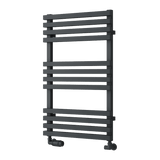 Reina Kale Designer Towel Rail - Anthracite - www.ultrabathroom.com