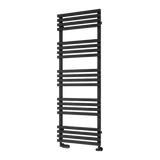 Reina Kale Designer Towel Rail - Black - www.ultrabathroom.com