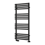 Reina Kale Designer Towel Rail - Black - www.ultrabathroom.com