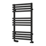 Reina Kale Designer Towel Rail - Black - www.ultrabathroom.com