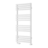 Reina Kale Designer Towel Rail - White - www.ultrabathroom.com