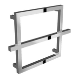 Reina Lago 1 Designer Towel Rail - Chrome - 600 x 450 mm - www.ultrabathroom.com
