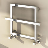 Reina Lago 1 Designer Towel Rail - Chrome - 600 x 450 mm - www.ultrabathroom.com