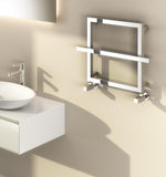 Reina Lago 1 Designer Towel Rail - Chrome - 600 x 450 mm - www.ultrabathroom.com