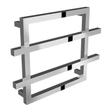 Reina Lago 2 Designer Towel Rail - Chrome - 600 x 450 mm - www.ultrabathroom.com
