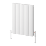 Reina Loco Double Horizontal Aluminium Designer Radiator - White - www.ultrabathroom.com