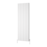 Reina Loco Double Vertical Aluminium Designer Radiator - White - www.ultrabathroom.com