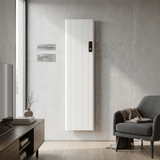 Reina Maia Vertical Electric Radiator - White - www.ultrabathroom.com
