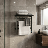 Reina Maira Dry Electric Heated Towel Rail - Black