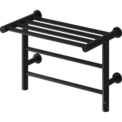 Reina Maira Dry Electric Heated Towel Rail - Black - www.ultrabathroom.com