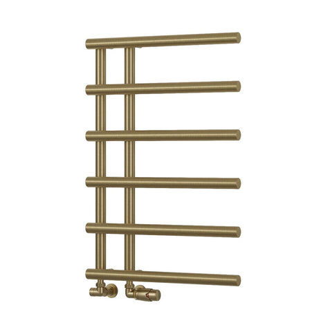 Reina Matera Designer Towel Rail - Brushed Brass - www.ultrabathroom.com