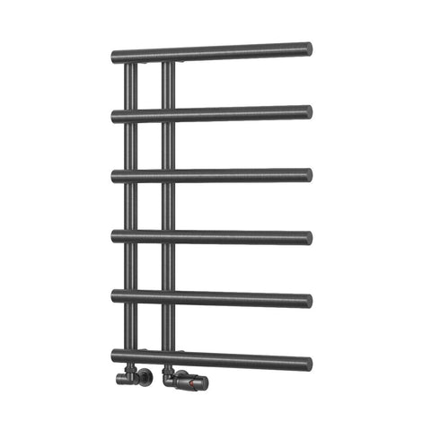 Reina Matera Designer Towel Rail - Gun Metal - www.ultrabathroom.com
