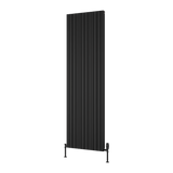 Reina Melvin Aluminium Designer Radiator - Black - www.ultrabathroom.com