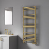 Reina Ottone Designer Towel Rail - Brushed Brass - www.ultrabathroom.com