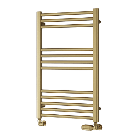 Reina Ottone Designer Towel Rail - Brushed Brass - www.ultrabathroom.com