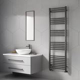 Reina Ottone Designer Towel Rail - Gun Metal - www.ultrabathroom.com