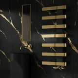 Reina Panaro Designer Towel Rail - Brushed Brass - www.ultrabathroom.com