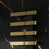 Reina Panaro Designer Towel Rail - Brushed Brass - www.ultrabathroom.com