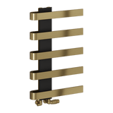 Reina Panaro Designer Towel Rail - Brushed Brass - www.ultrabathroom.com