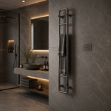 Reina Pelmo Electric Heated Towel Rail - Gun Metal