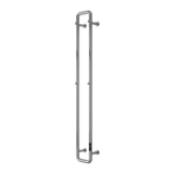 Reina Pelmo Electric Heated Towel Rail - Polished - www.ultrabathroom.com