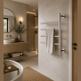 Reina Rance Dry Electric Heated Towel Rail - Polished - www.ultrabathroom.com