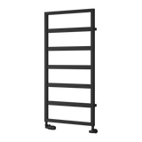 Reina Rezzo Vertical Designer Towel Rail in Black Finish - www.ultrabathroom.com