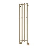 Reina Solara Electric Heated Towel Rail - Brushed Brass - www.ultrabathroom.com