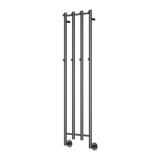 Reina Solara Electric Heated Towel Rail - Gun Metal - www.ultrabathroom.com