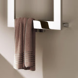 Reina Square Designer Towel Rail - Polished - 450 x 450 mm - www.ultrabathroom.com