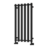 Reina Todi Vertical Designer Towel Rail in Black Finish - www.ultrabathroom.com