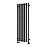 Reina Todi Vertical Designer Towel Rail in Black Finish - www.ultrabathroom.com