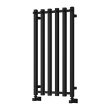 Reina Todi Vertical Designer Towel Rail in Black Finish - www.ultrabathroom.com