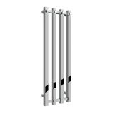 Reina Todi Vertical Designer Towel Rail in Chrome Finish - www.ultrabathroom.com
