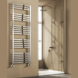 Reina Vasto Designer Towel Rail in Chrome Finish - www.ultrabathroom.com