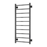 Reina Velino Electric Heated Towel Rail - Gun Metal