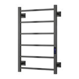 Reina Velino Electric Heated Towel Rail - Gun Metal