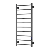 Reina Velino Electric Heated Towel Rail - Gun Metal - www.ultrabathroom.com