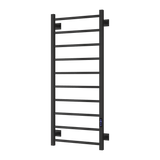 Reina Velino Electric Heated Towel Rail - Matt Black - www.ultrabathroom.com