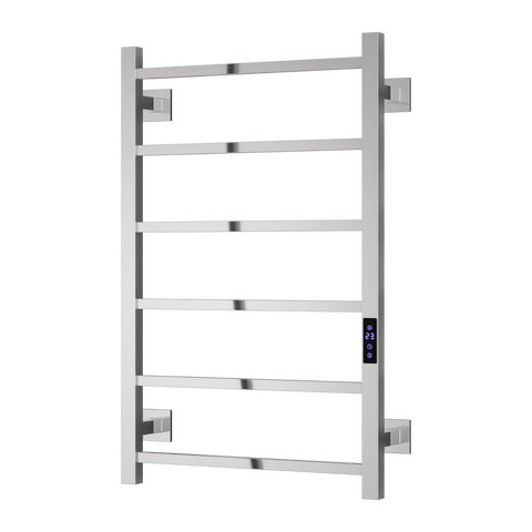 Reina Velino Electric Heated Towel Rail - Polished - www.ultrabathroom.com